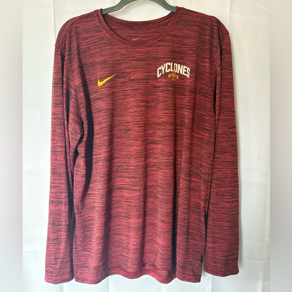 Nike Dri-fit Iowa State Cyclones Long Sleeve Shirt - Size XL